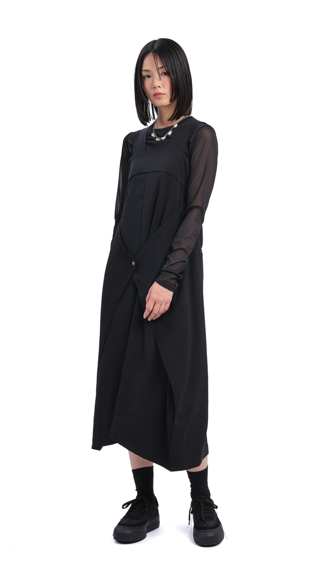 Sheer Mock Neck Top for Women - Elegant Long Sleeve Blouse for Casual Wear, Office, Date Night & Layering