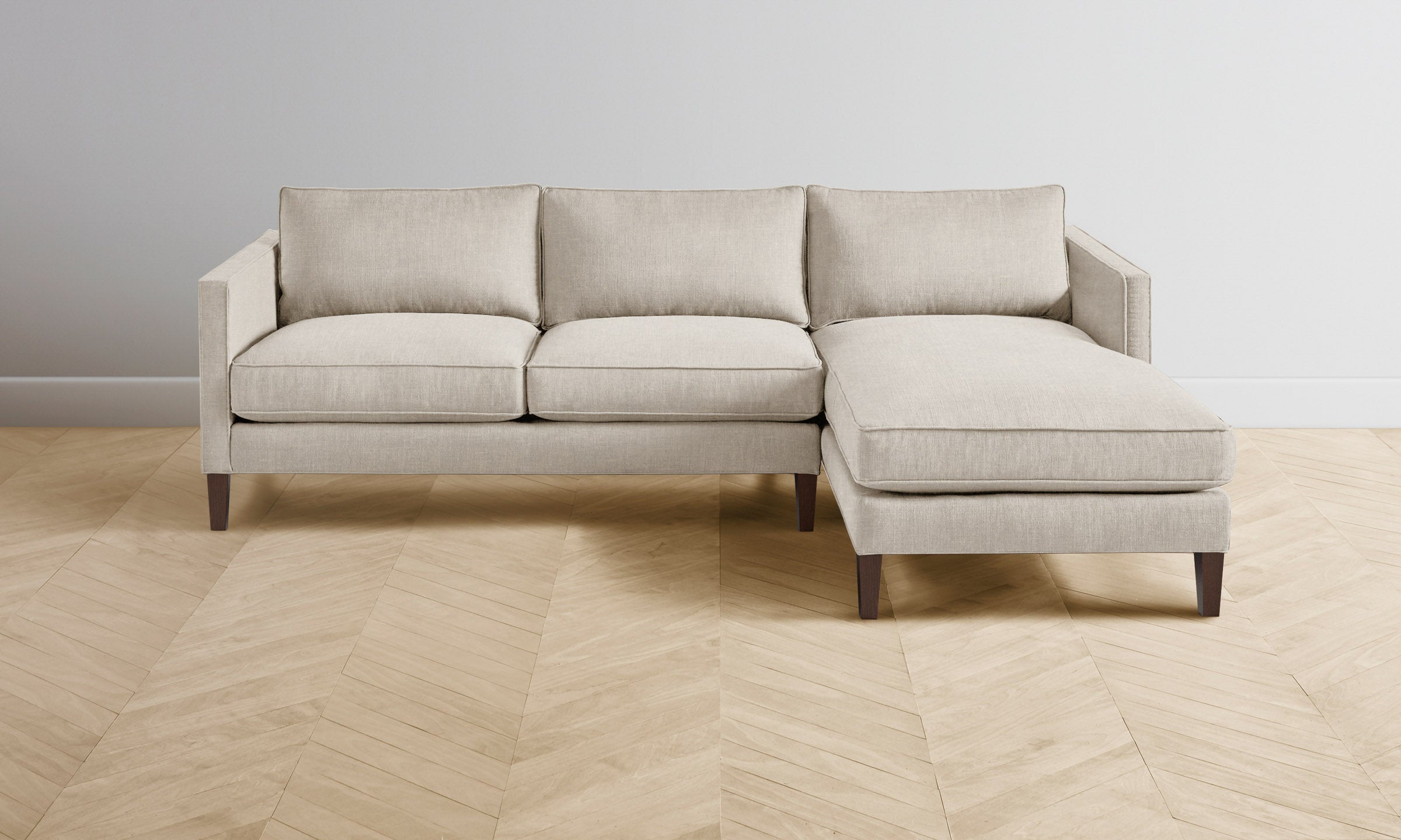 Premium Crosby Sectional Sofa with Heritage Belgian Linen Upholstery - Luxury Comfort for Living Room, Lounge & Family Gatherings