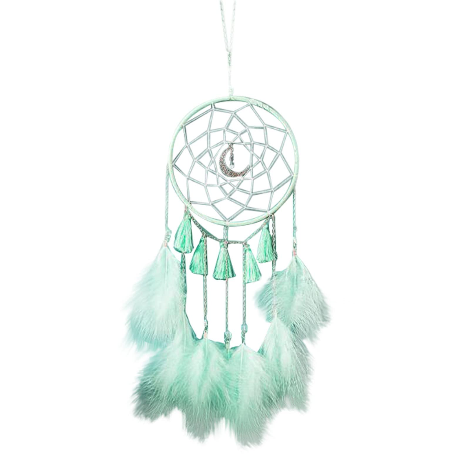Her Home Wall Feat Hanging Gift Dreamcatcher - Bohemian Style Bedroom Decor for Good Luck & Positive Vibes | Perfect for Bedroom, Nursery, Living Room & Outdoor Spaces