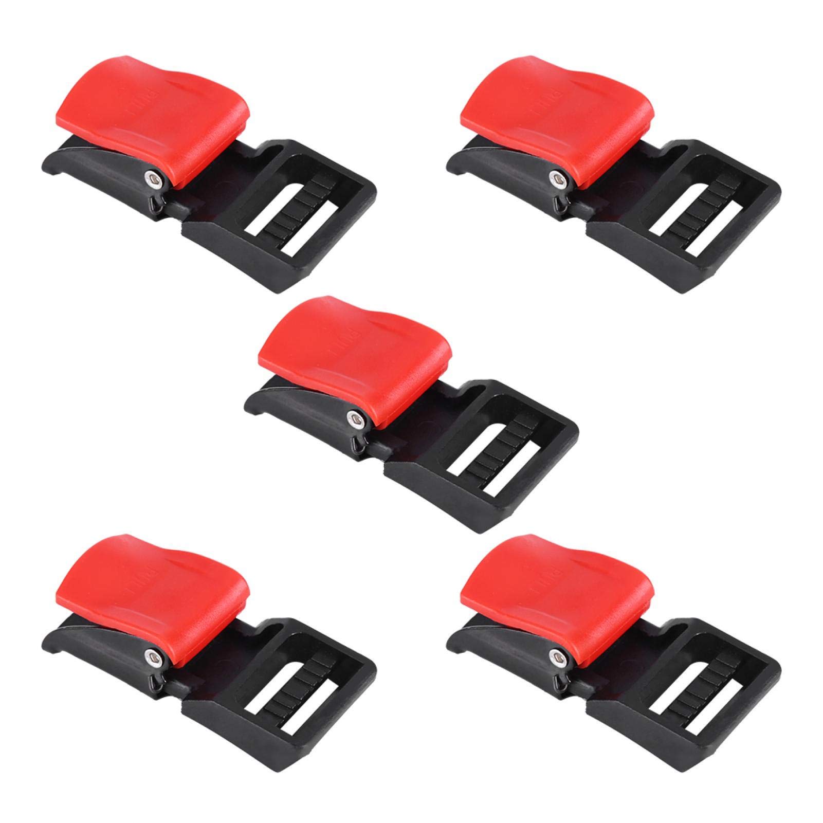 Motorcycle Helmet Speed Clip - 5pcs Quick Release Buckle for ATV & Bike Helmets - Riding Safety Gear