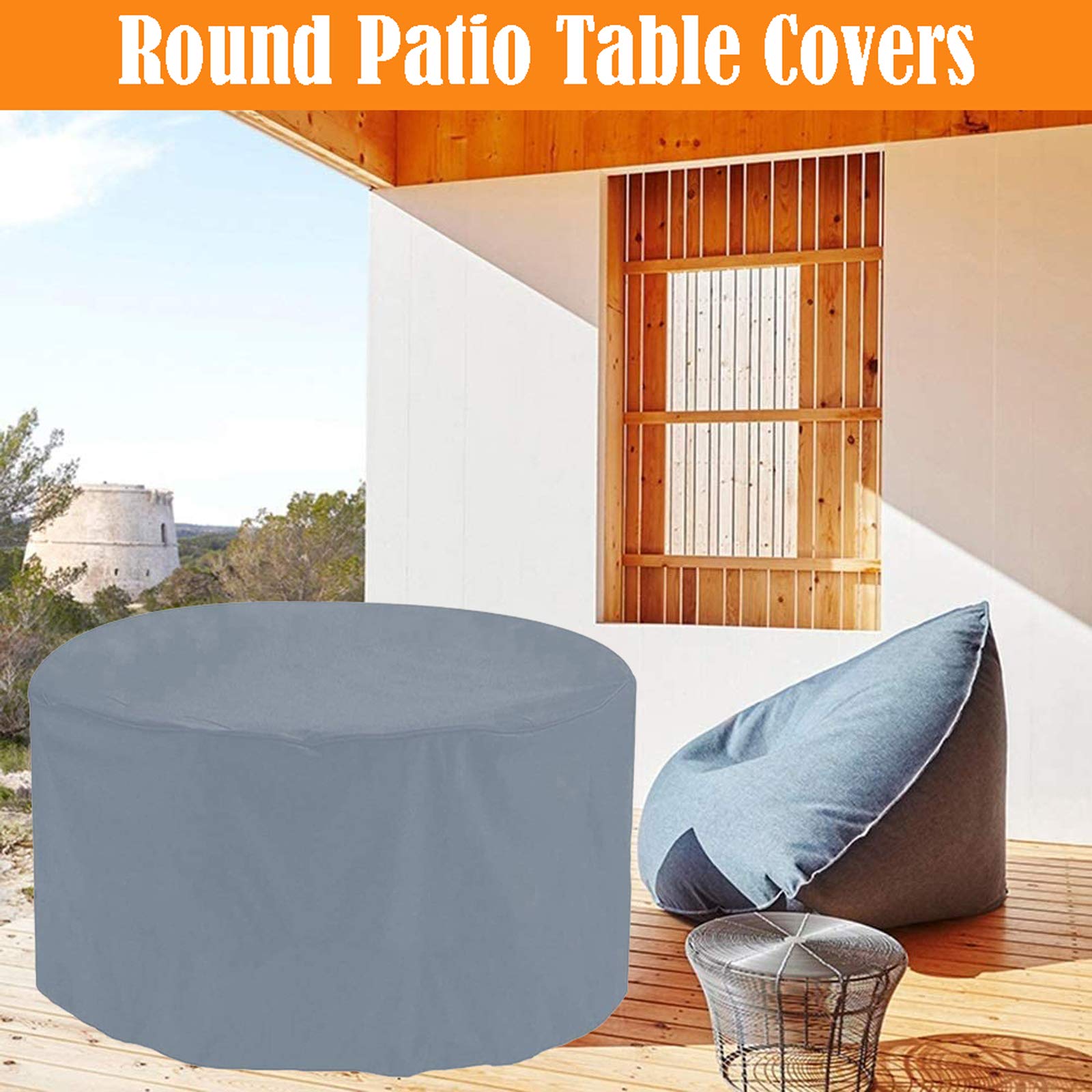 Waterproof Round Garden Furniture Covers 41