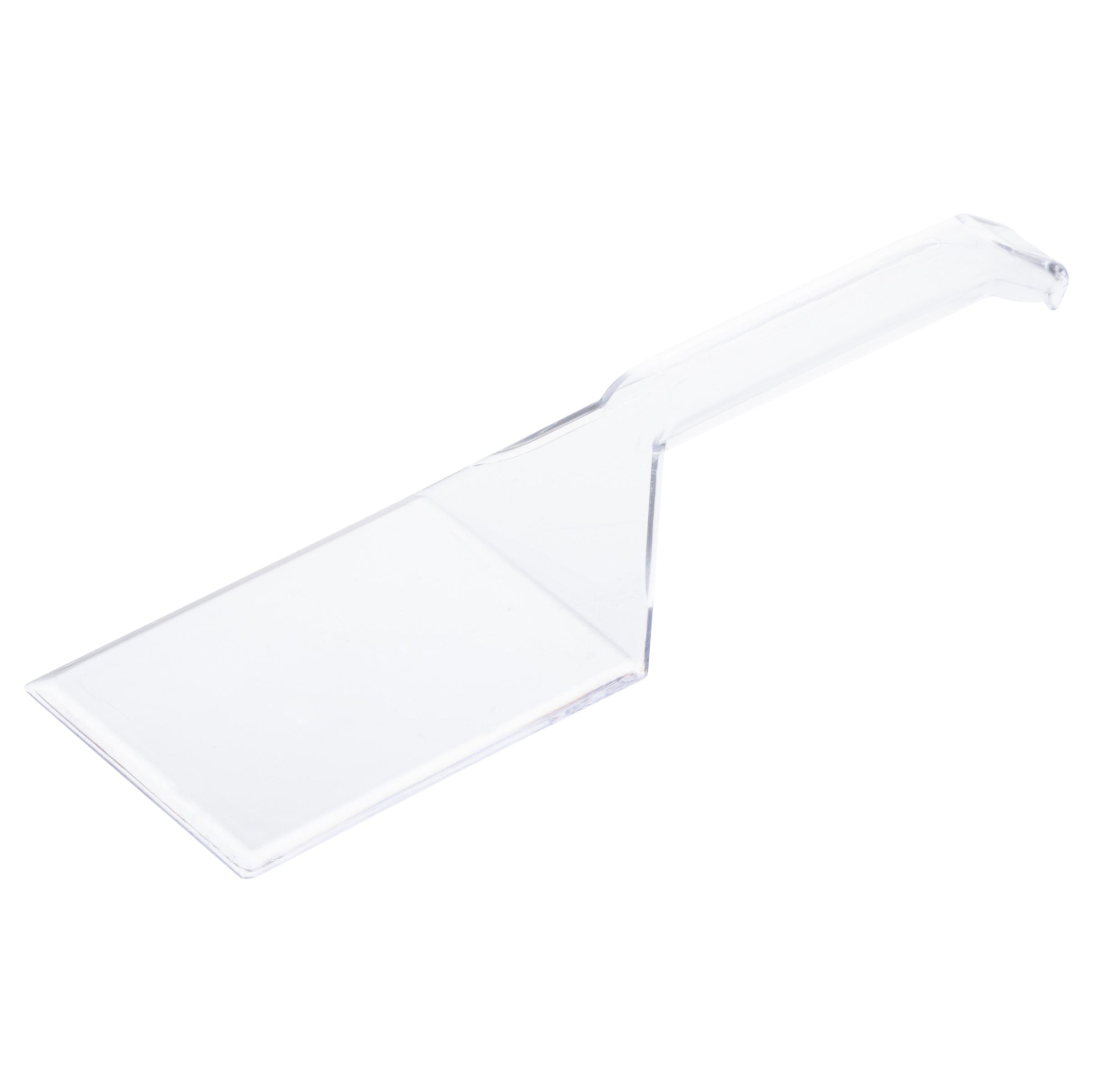 Clear Plastic Serving Spatula - 12 Inch Non-Slip Kitchen Turner - Perfect for Flipping Pancakes, Burgers & Eggs - Dishwasher Safe (1-Pack)