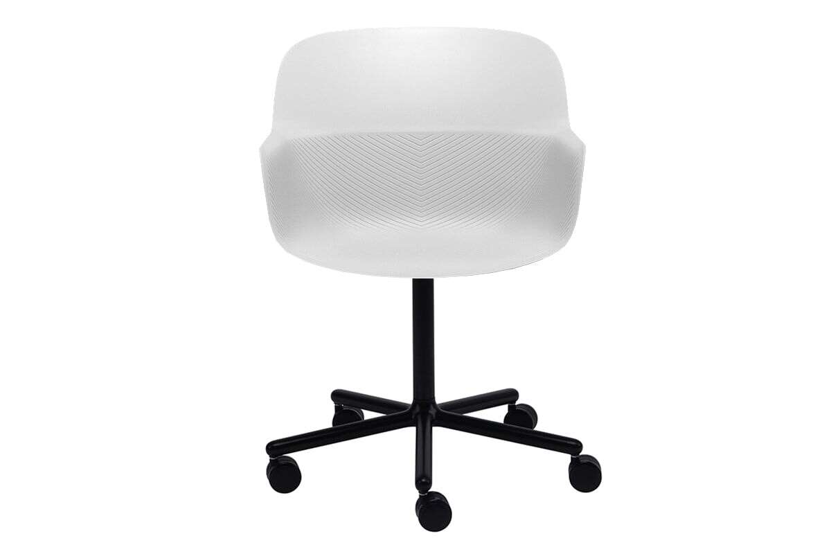 Tommy Tub Plastic Chair with Swivel Base - Durable Outdoor & Indoor Seating for Patio, Poolside, and Garden Relaxation