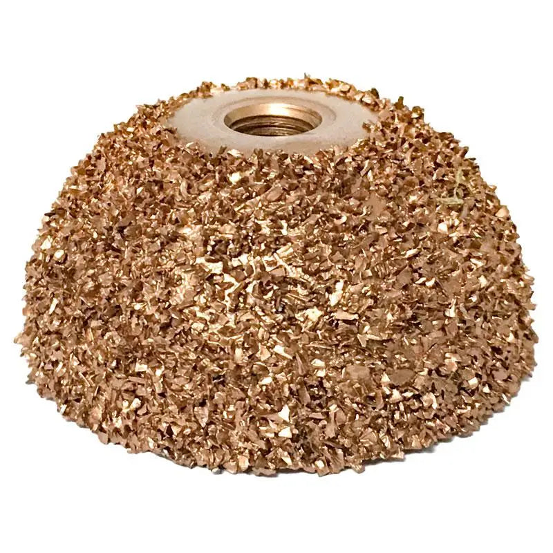 AA 2 Dia. Solid Contour Cup Rasps with Nut (3/8 Arbor Hole) - Perfect for Woodworking, Metalworking & DIY Projects