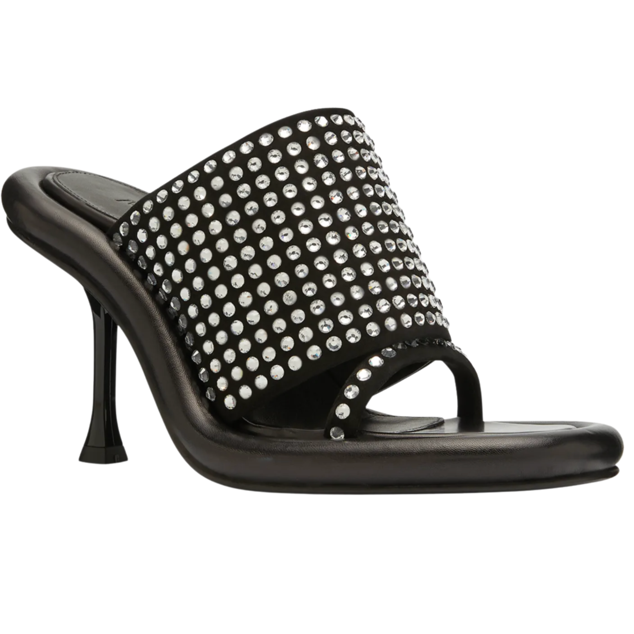 Crystal Embellished Bumper Sandals for Women - Elegant Rhinestone Flip Flops for Summer Beach, Pool Party & Casual Outings