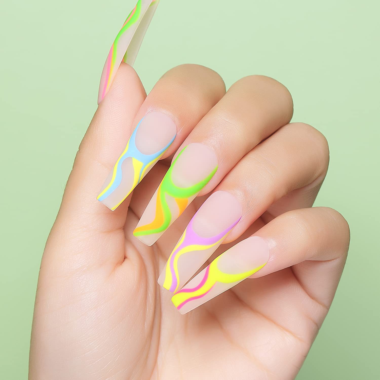 AIMEILI Neon Gel Nail Polish Set - 12 Vibrant Colors (8ml Each) for Spring & Summer | UV/LED Soak Off Nail Art Kit | Pink, Red, Orange, Green, Blue, Purple | Perfect for DIY Manicures, Nail Salons & Gift Giving