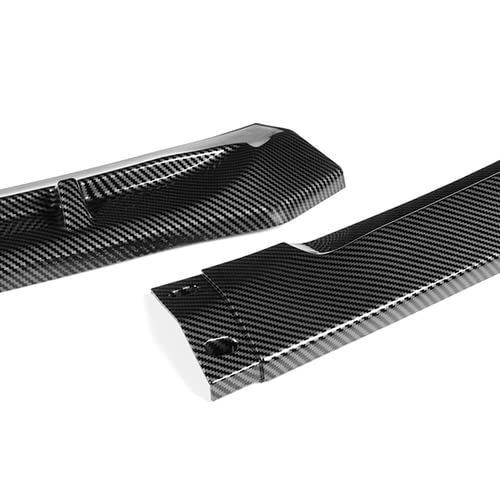 3-Piece Front Bumper Lip Spoiler Splitter & Side Skirt Body Kit - Carbon Fiber Style - Perfect Fit for 2016-2017 Honda Accord 4DR Sedan - Enhanced Protection & Sporty Look - Ideal for Car Enthusiasts & Street Racing
