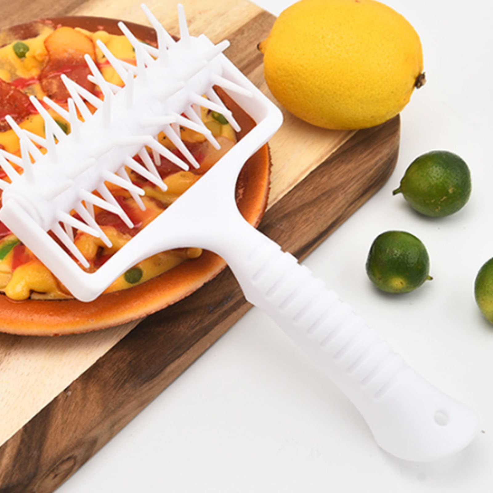 Stainless Steel Dough Docker Roller - Professional Pizza Dough Puncher & Hole Maker for Perfect Crust - Essential Baking Tool for Homemade Pizza, Bread & Pastry - Ideal for Home Bakers & Commercial Kitchens