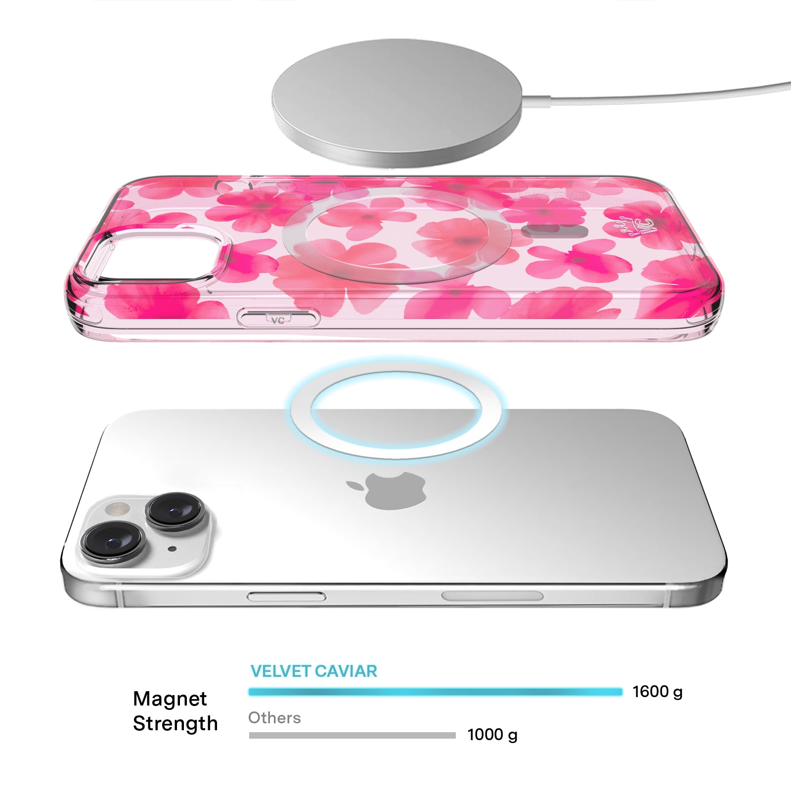 Cherry Blossom iPhone Case - Floral Design Protective Phone Cover for iPhone 13/14/15 Series - Perfect for Spring Fashion, Travel & Everyday Use