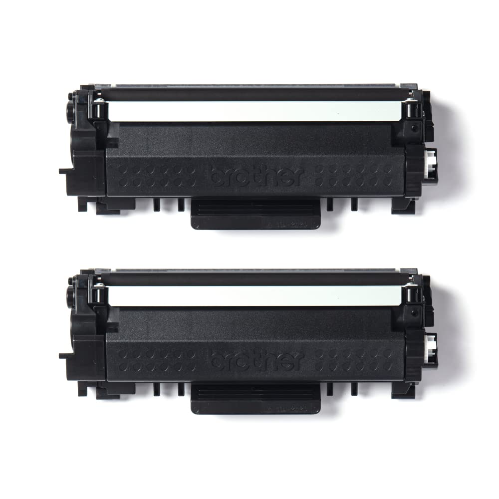 Brother TN-2420TWIN High Yield Black Toner Cartridge Twin Pack (2-Pack) | Genuine OEM Supplies | Compatible with Brother Printers for Office & Home Use