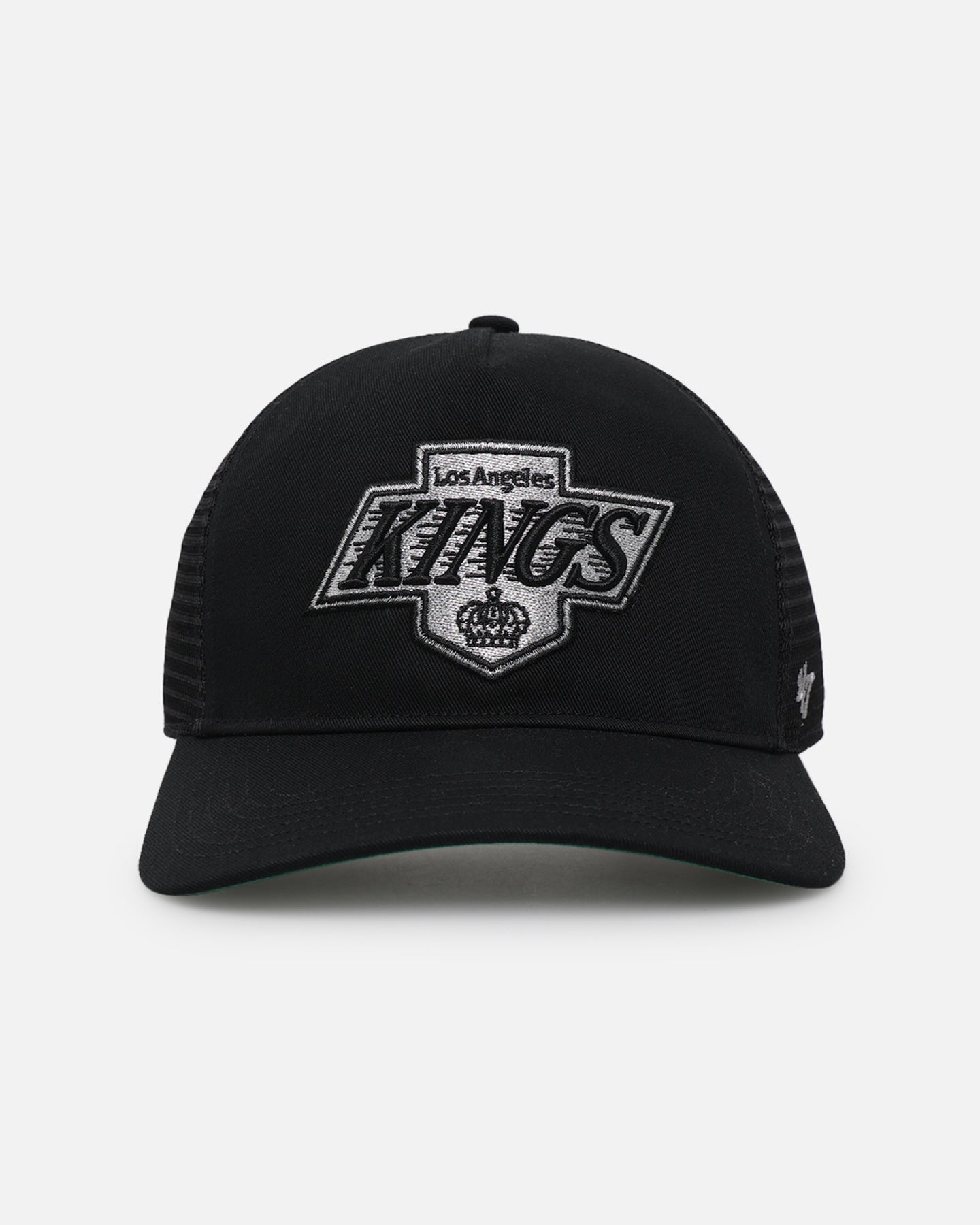47 Brand Los Angeles Kings Mesh '47 Hitch Trucker Snapback Hat - Black/Team Color Adjustable Baseball Cap for Men & Women - Perfect for Sports Fans, Casual Wear & Gameday Outfits