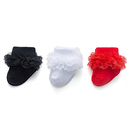 Black/White/Red,3 Pairs