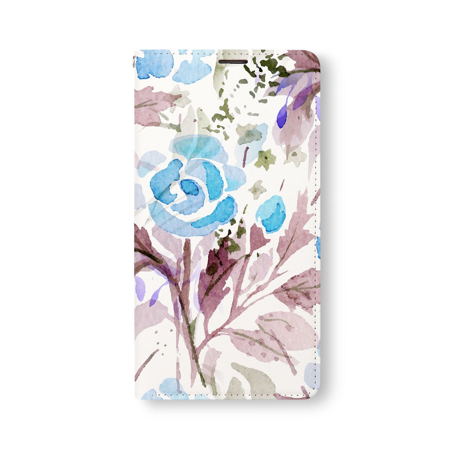 Samsung Wallet Case - Elegant Watercolor Flower Design for Galaxy Phones | Slim & Protective Cover for Everyday Use