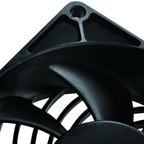 SilverStone SST-AP81 80mm High Airflow Computer Case Cooling Fan - Black | Perfect for PC Gaming Rigs, Workstations & Home Office Desktops | Ultra Quiet Cooling Solution for Optimal Performance