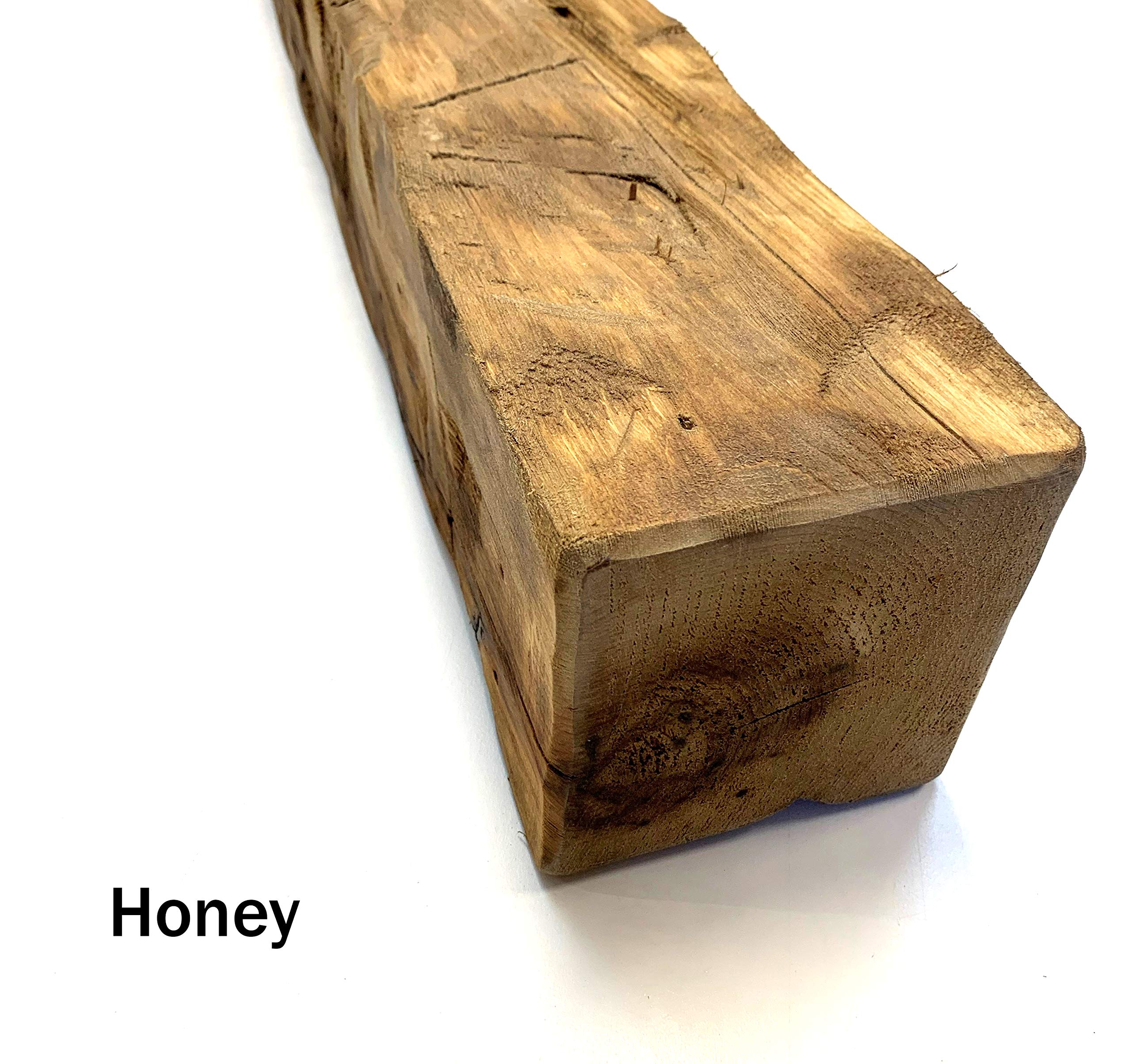 Wilson Rustic Hand Hewn Barn Beam Mantel 4