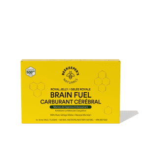 Beekeeper's Naturals B.LXR Brain Fuel - 6 Vials (6 x 10ml) | Natural Nootropic Supplement for Focus & Mental Clarity | Perfect for Students, Professionals & Gamers