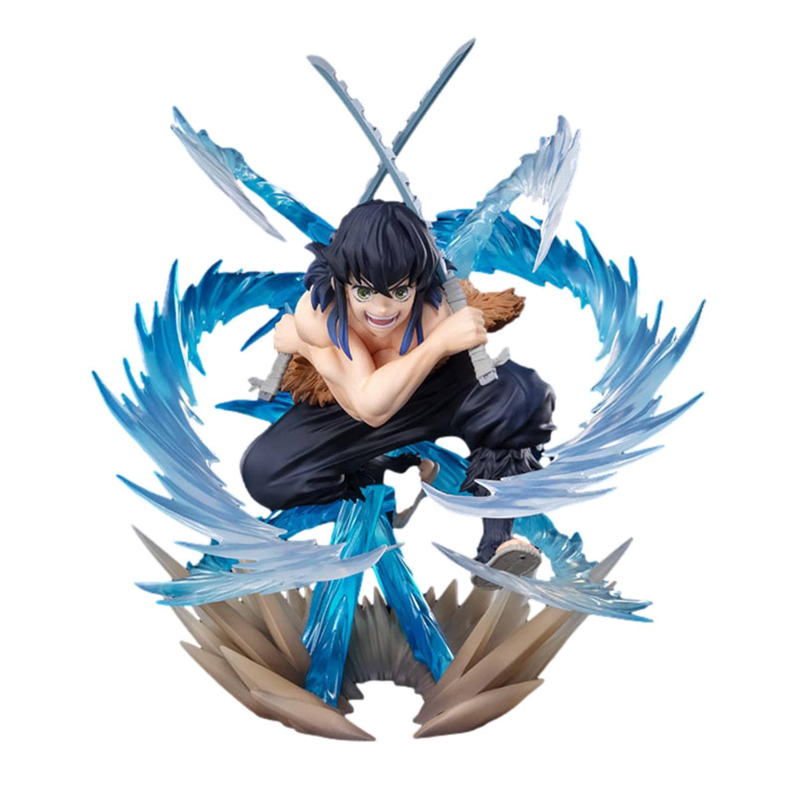 Demon Slayer Inosuke Hashibira Action Figure - 16cm PVC Anime Collectible Statue, Eco-Friendly Material, Handmade Decorative Doll for Anime Fans | Perfect for Display, Gift, and Anime Merchandise Collection
