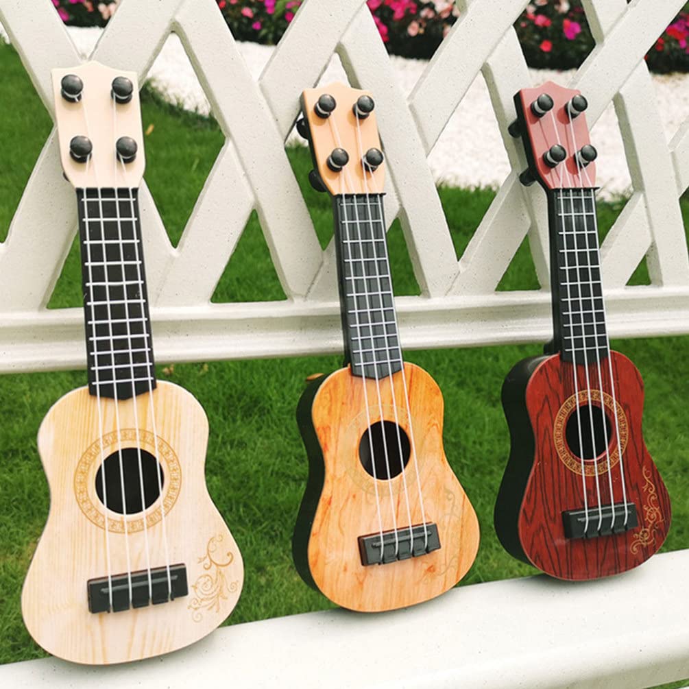 **2-Pack Kids Ukulele Toy with 4 Strings - Educational Musical Instrument for Toddlers & Preschoolers | Perfect for Beginners, Birthday Gifts & Early Music Learning**