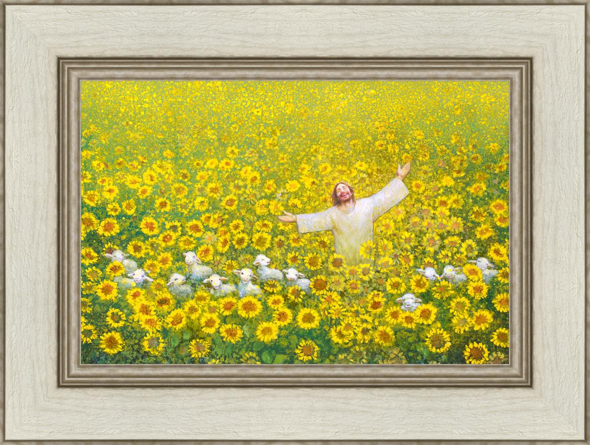 Be Glad and Rejoice - Inspirational Christian Wall Art Decor for Home & Office | Perfect for Living Room, Bedroom, Church Gift & Faith-Based Encouragement