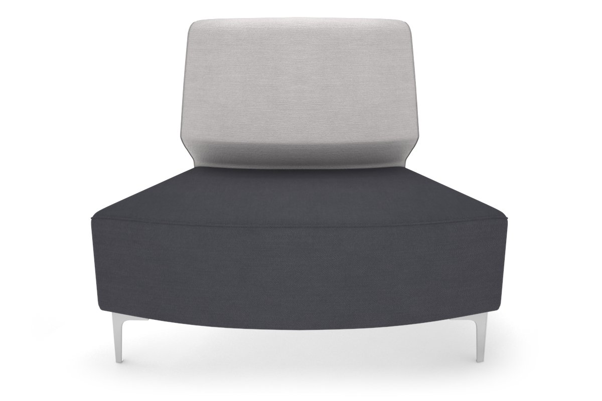 Mondo Round Small Back Lounge Chair - Modern Accent Seating for Living Room, Bedroom, or Office - Perfect for Relaxing and Reading