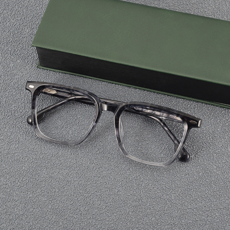 Stylish Acetate Square Glasses Frames SC1102 - Trendy Unisex Eyewear for Reading & Fashion | Perfect for Office, Daily Wear & Photo Shoots