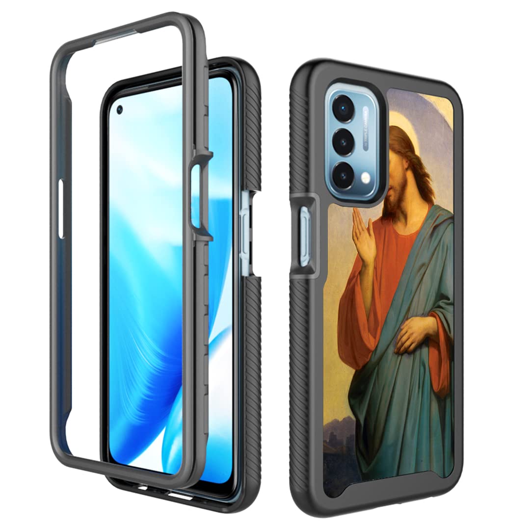 Shockproof Case for OnePlus Nord N200 5G - Heavy Duty Black Cover for Outdoor Protection