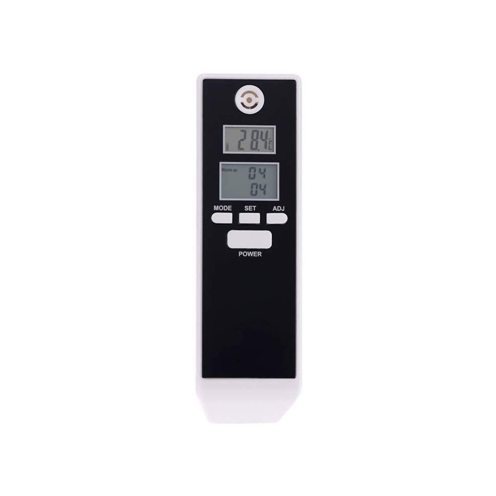 Professional Breath Alcohol Tester - High Accuracy Portable Breathalyzer for Personal & Workplace Use | Detect BAC Levels | Ideal for Drivers, Safety Officers & Home Monitoring (Black)