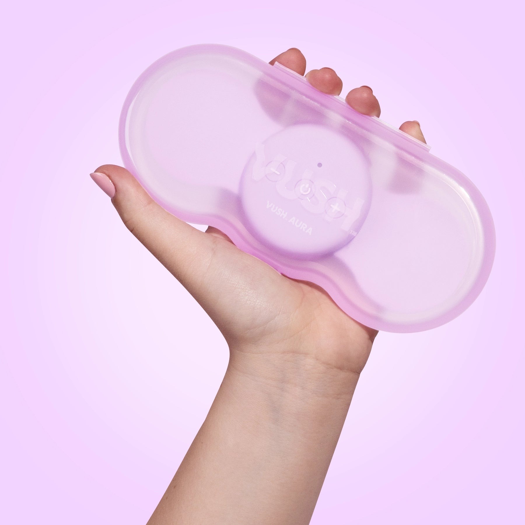 Aura Wireless Rechargeable Purple TENS Unit for Period Pain Relief - Portable Muscle Stimulator with Travel Case for Women's Cramps, Back Pain & Post-Workout Recovery