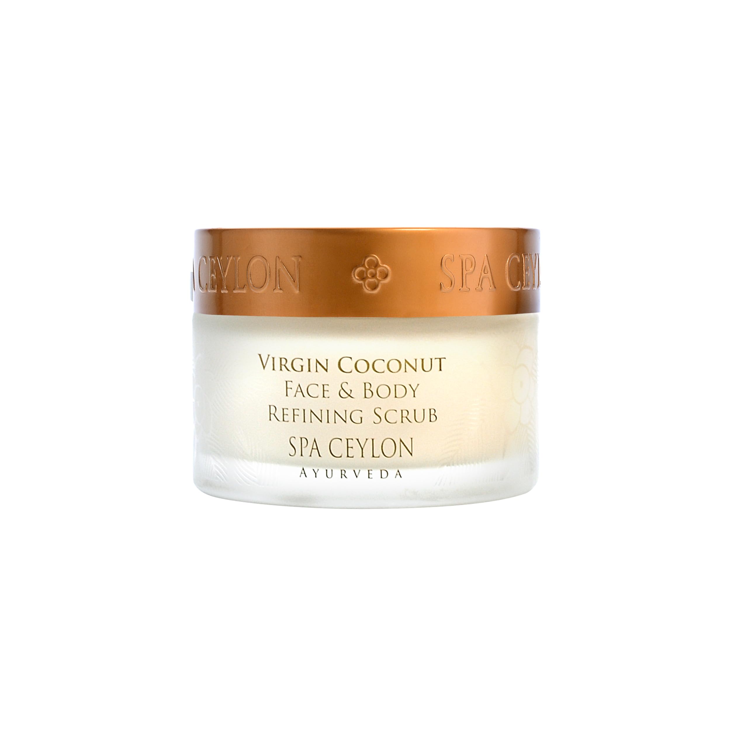 SPA CEYLON Virgin Coconut Face & Body Scrub - Natural Exfoliator for Smooth Skin | Organic Hydrating Scrub for Dry Skin | Perfect for Spa Day & At-Home Skincare Routine