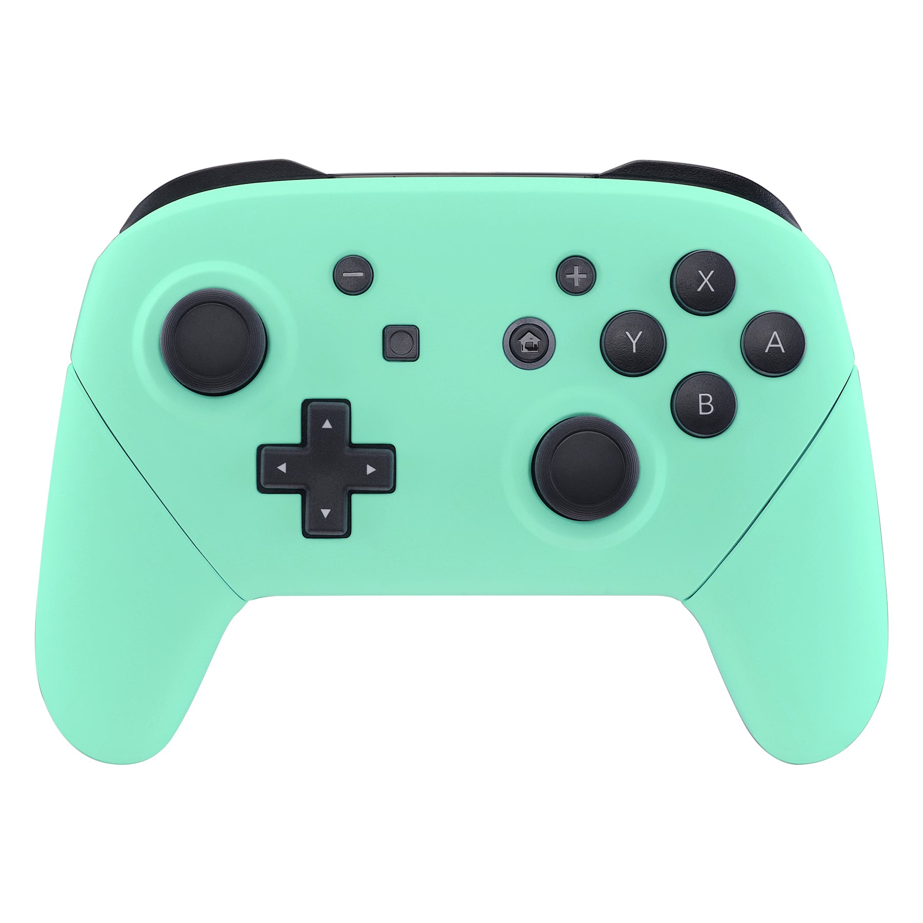 eXtremeRate Mint Green Faceplate & Backplate Replacement for Nintendo Switch Pro Controller - DIY Custom Shell Kit (Controller Not Included) - Perfect for Gaming, Modding, and Personalization