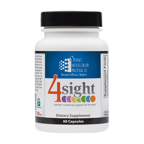 Orthomolecular 4Sight Eye Health Supplement - Supports Vision & Cognitive Function - Perfect for Daily Wellness & Screen Time Protection