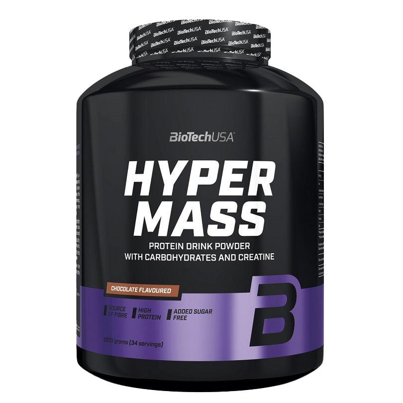 BioTechUSA Hyper Mass Gainer Protein Powder - Salted Caramel Flavor 5 lbs (2270g) for Muscle Building & Weight Gain - Perfect for Post-Workout Recovery & Bodybuilding Nutrition