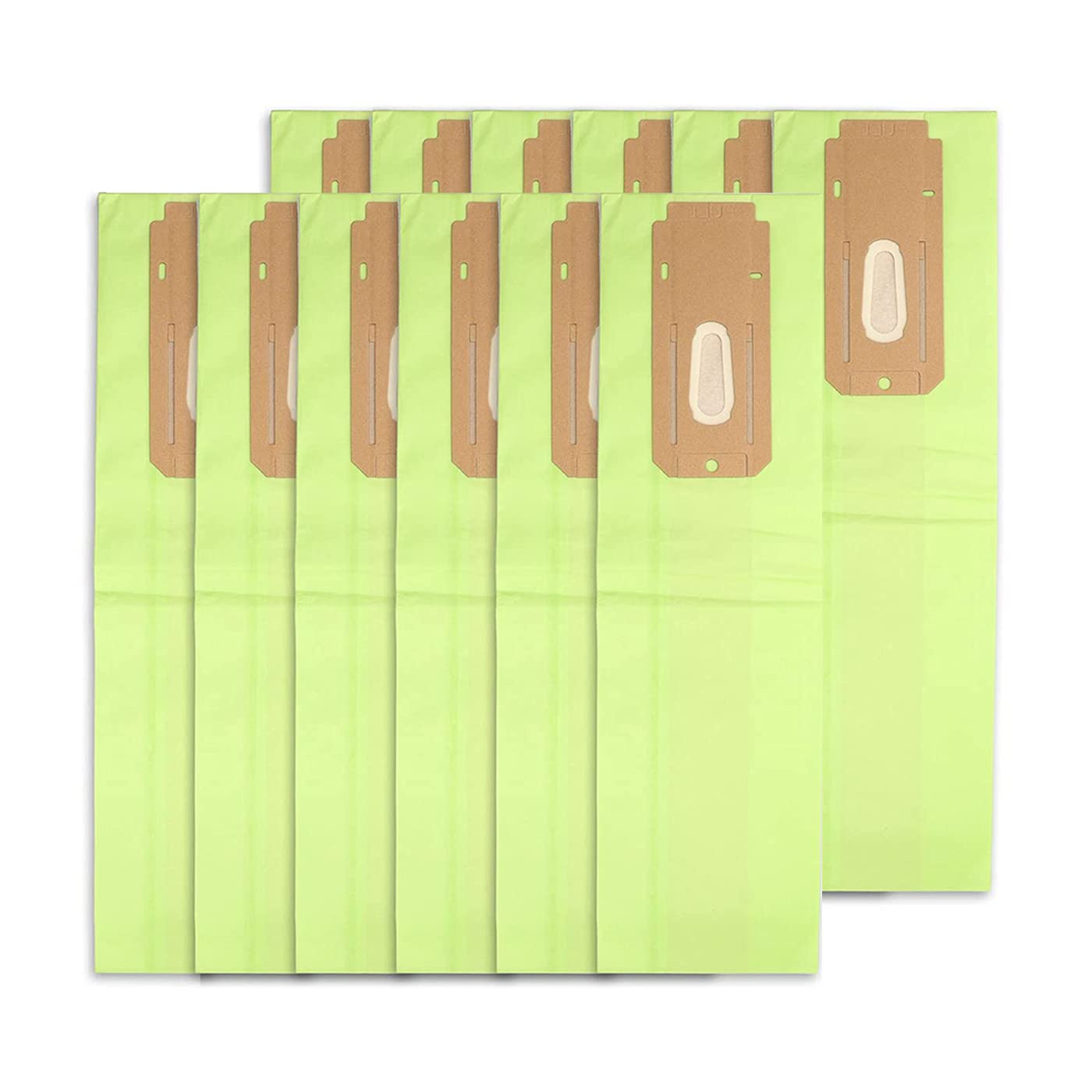 12 Pack Oreck XL XL2 Vacuum Bags Replacement - Type CC, CCPK8 CCPK8DW BM06 Dust Bags Kit - Compatible with All Oreck XL Upright Vacuums - Green - Perfect for Home Cleaning & Pet Hair Removal