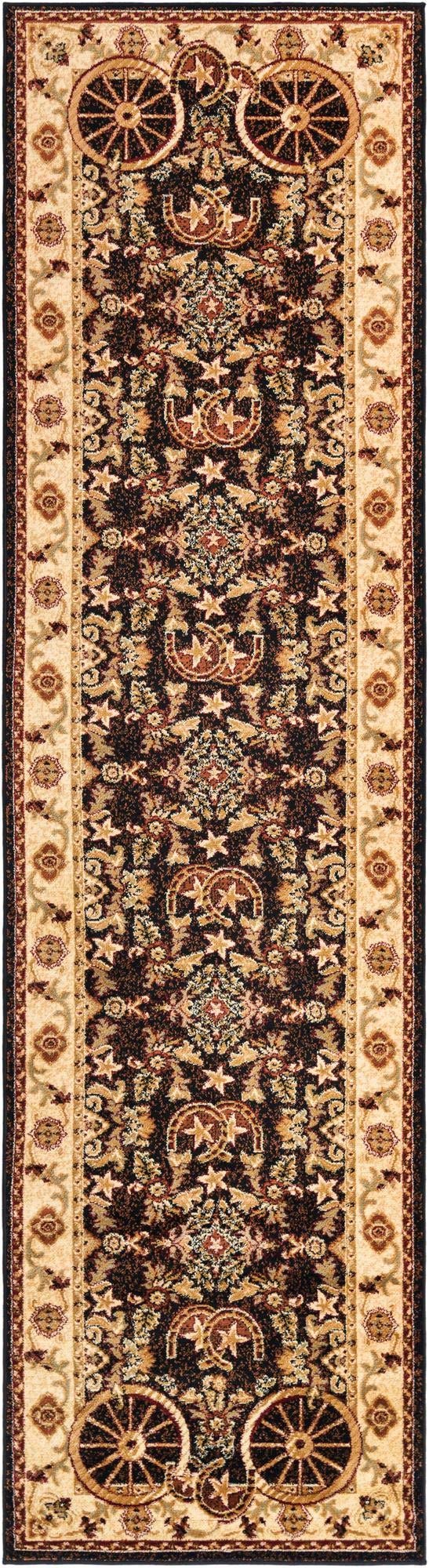 Premium 12 Ft Black Runner Rug - Soft Medium-Pile Carpet for Hallway & Entryway | Durable Non-Slip Home Decor | Perfect for High Traffic Areas, Living Rooms & Bedrooms