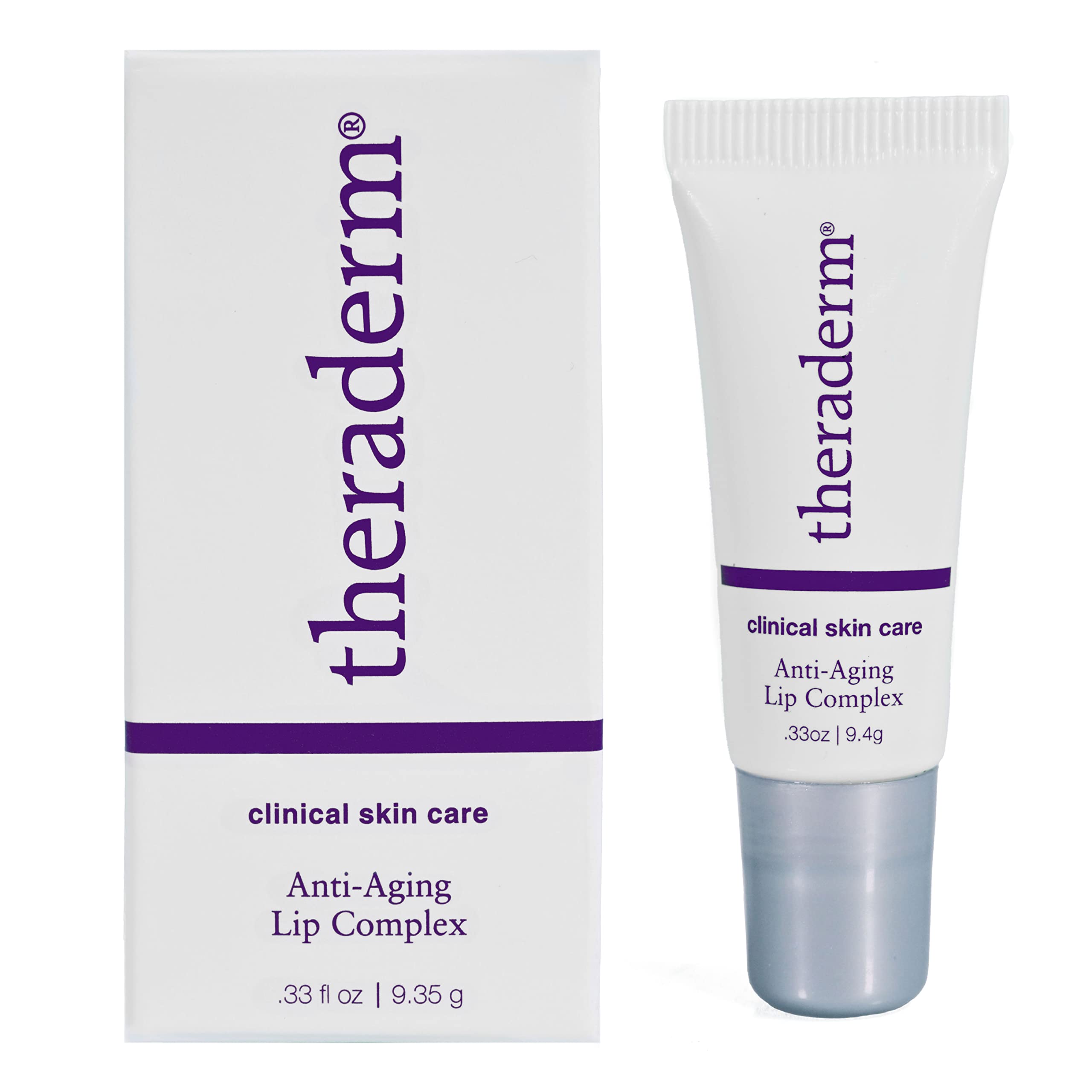 Theraderm Anti-Aging Lip Complex - Hydrating & Plumping Lip Treatment for Wrinkles & Fine Lines | Perfect for Daily Use & Nighttime Lip Care Routine