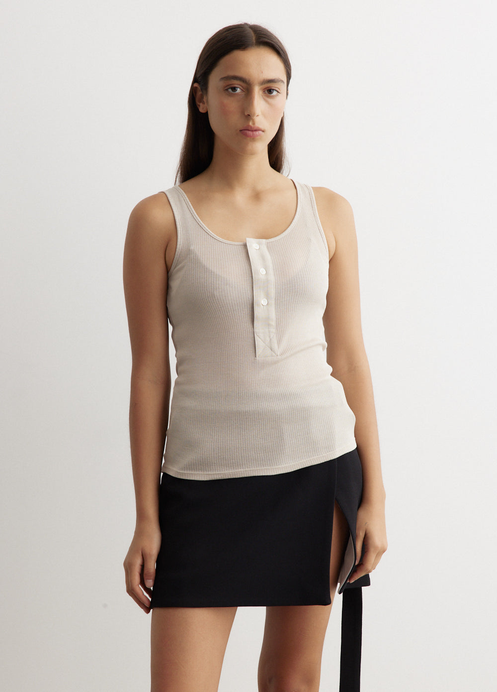 Women's Fashion Tank Top - Chalk193 FTK034 JE0055 White - Perfect for Summer, Gym, and Casual Wear