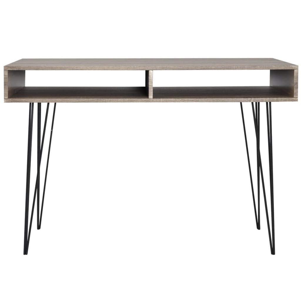 Estink Office Desk with MDF Top & 2 Pen Compartments - Home & Office Workstation for Writing, Studying & Computer Work
