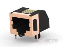 5558178-1 MJ R/A SMT 8P PCB Ground Panel Stop - 10 Pack for Circuit Board Mounting and Electrical Safety Protection
