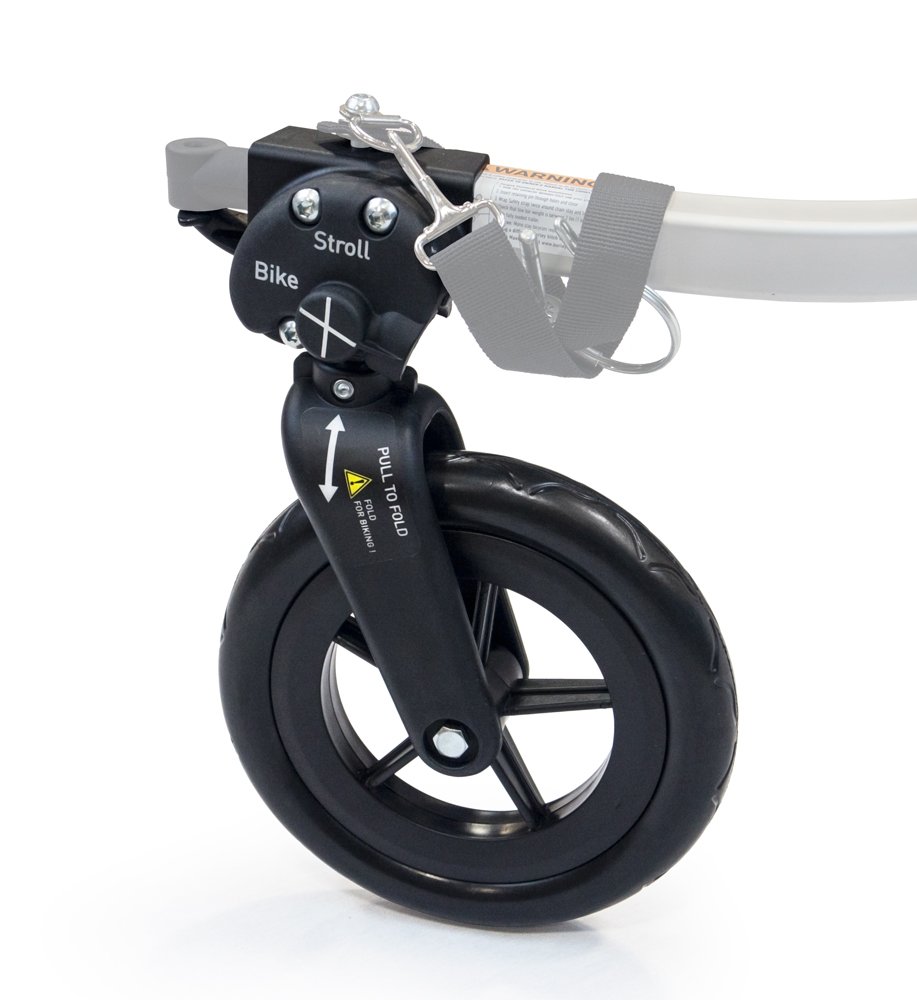 Burley Bike Trailer Stroller Kit - Convertible Bicycle Trailer & Jogging Stroller for Kids & Pets - Perfect for Family Cycling, Outdoor Adventures & Daily Errands