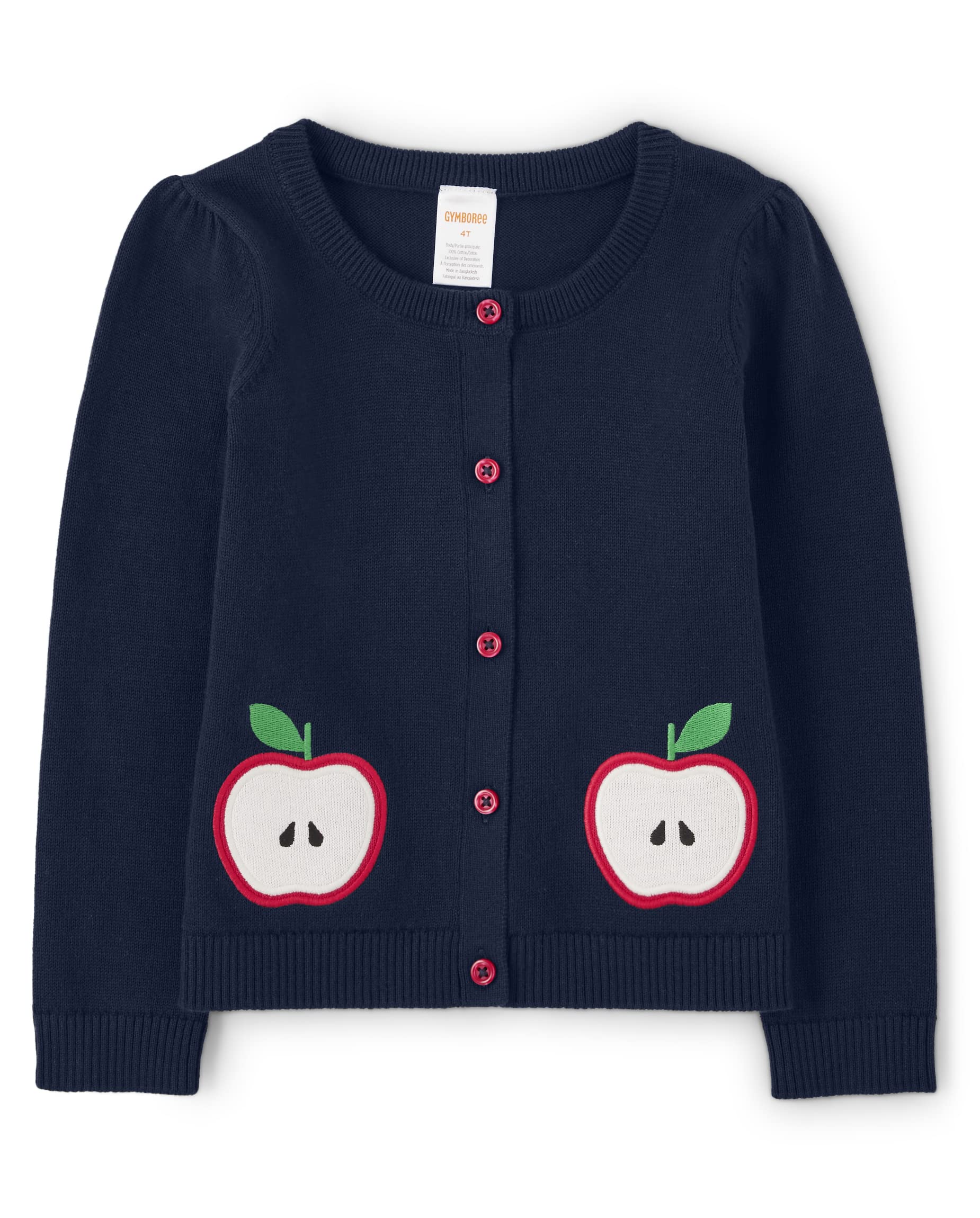 Gymboree Girls & Toddler Long Sleeve Cardigan Sweaters - Soft & Cozy Knit Pullover for School, Playdates & Fall Outfits
