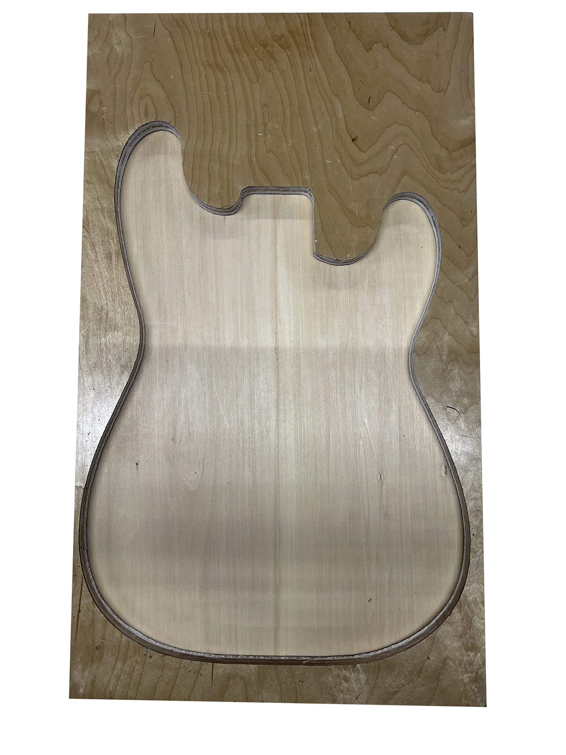 Premium Basswood Electric Guitar Body Blank - Unfinished Luthier Tonewood for Custom Guitar Building (21