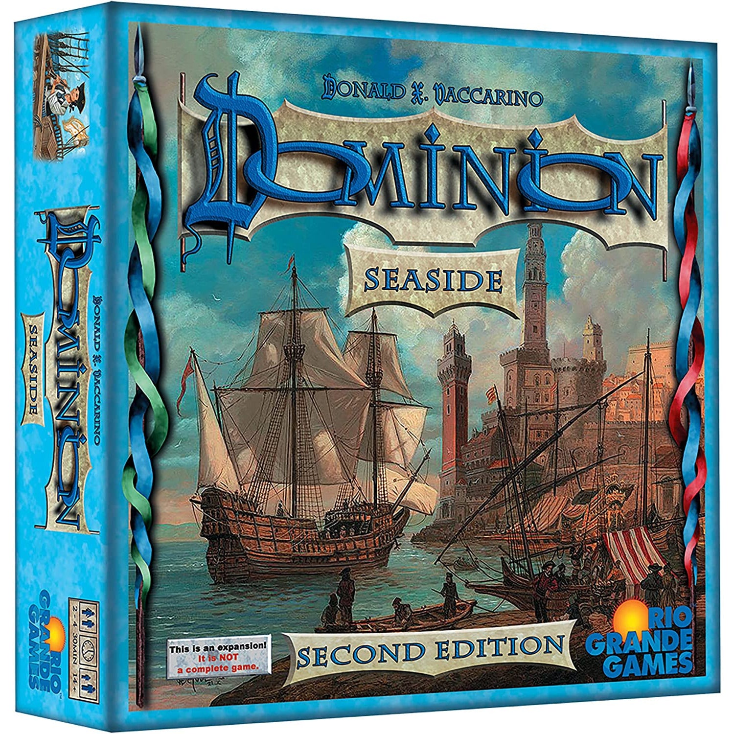 Dominion: Seaside (2nd Edition) Board Game - Strategic Card Game for Family Game Nights & Friends Gatherings