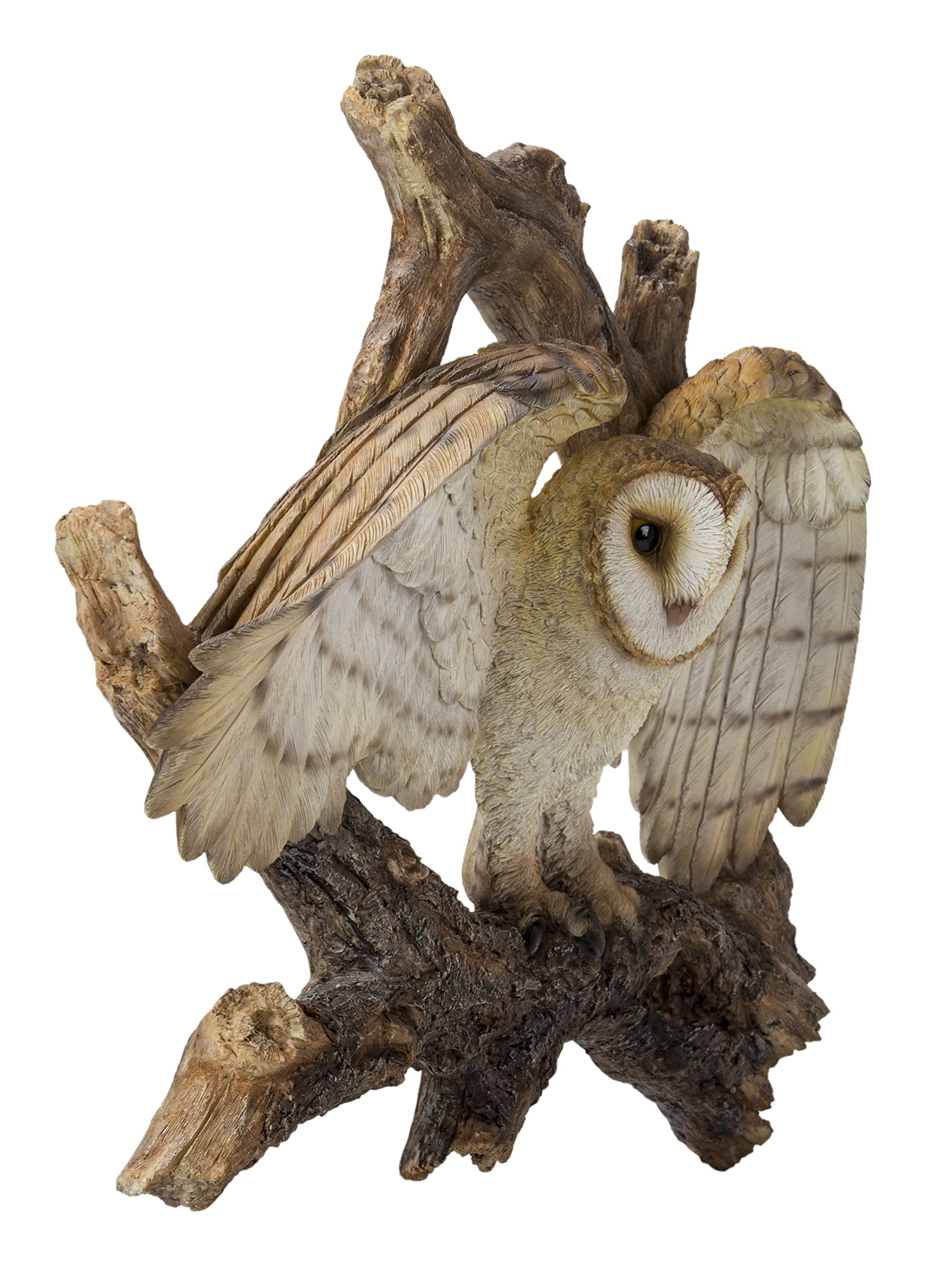 Handcrafted Flying Barn Owl Wall Plaque - Unique Home Decor Gift for Nature Lovers - Perfect for Living Room, Bedroom or Office Decoration