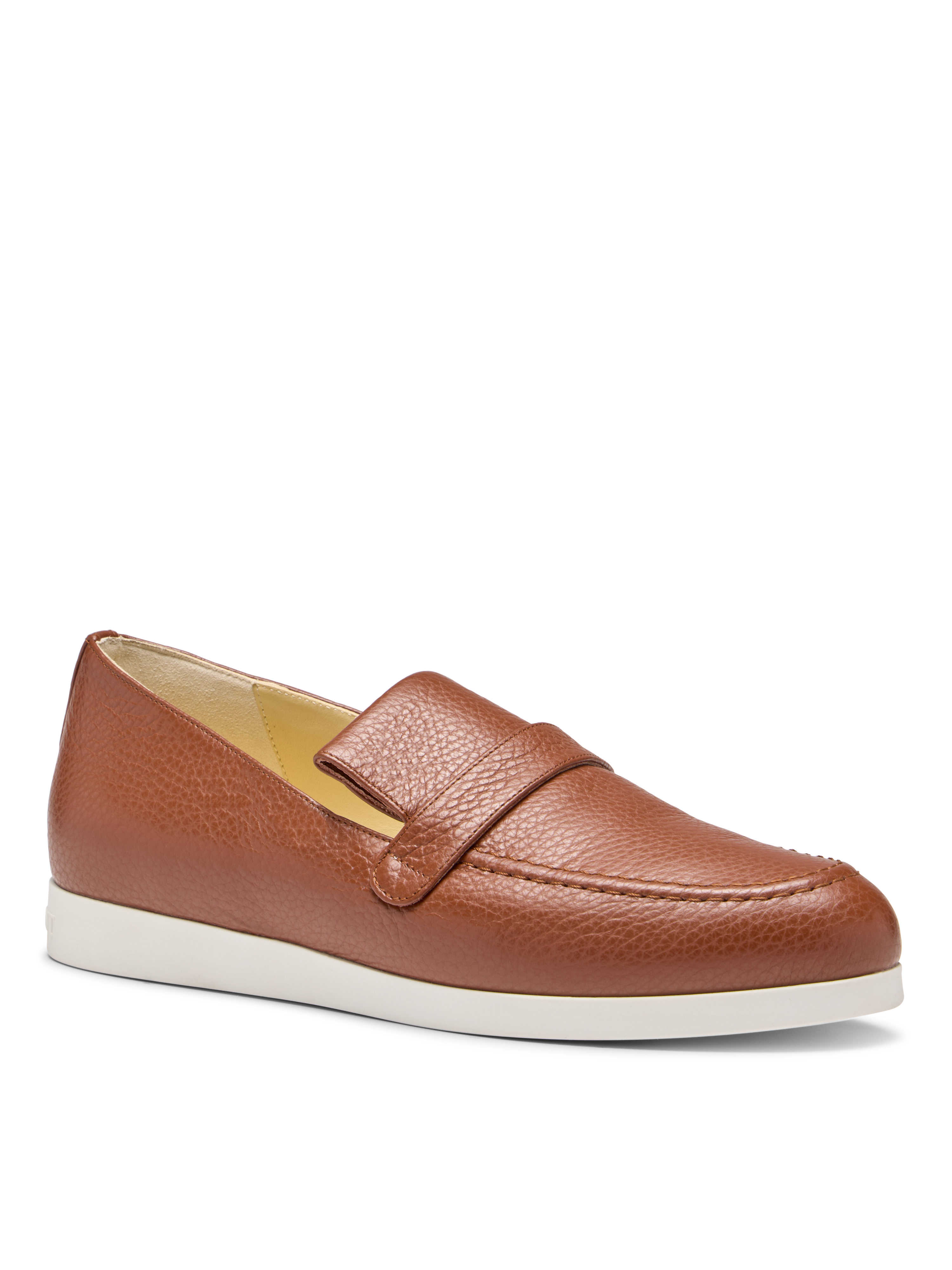 Alysia Women's Sneakers - Saddle Style Pebbled Leather Casual Shoes for Walking, Running & Everyday Comfort