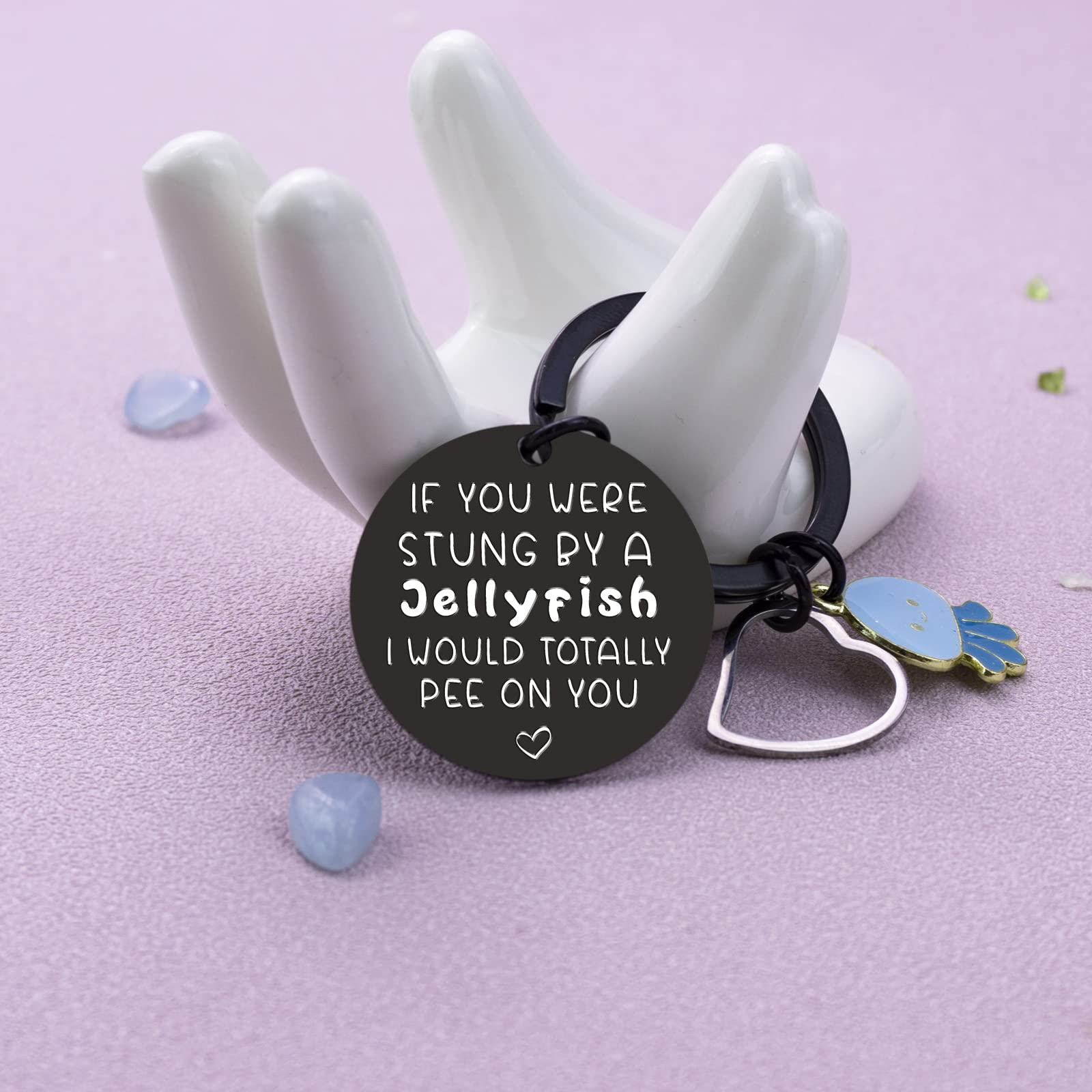 Funny Best Friend Keychain - Unique Friendship Gifts for Teens, Women & Men - Perfect for Birthdays, Anniversaries & Everyday Carry