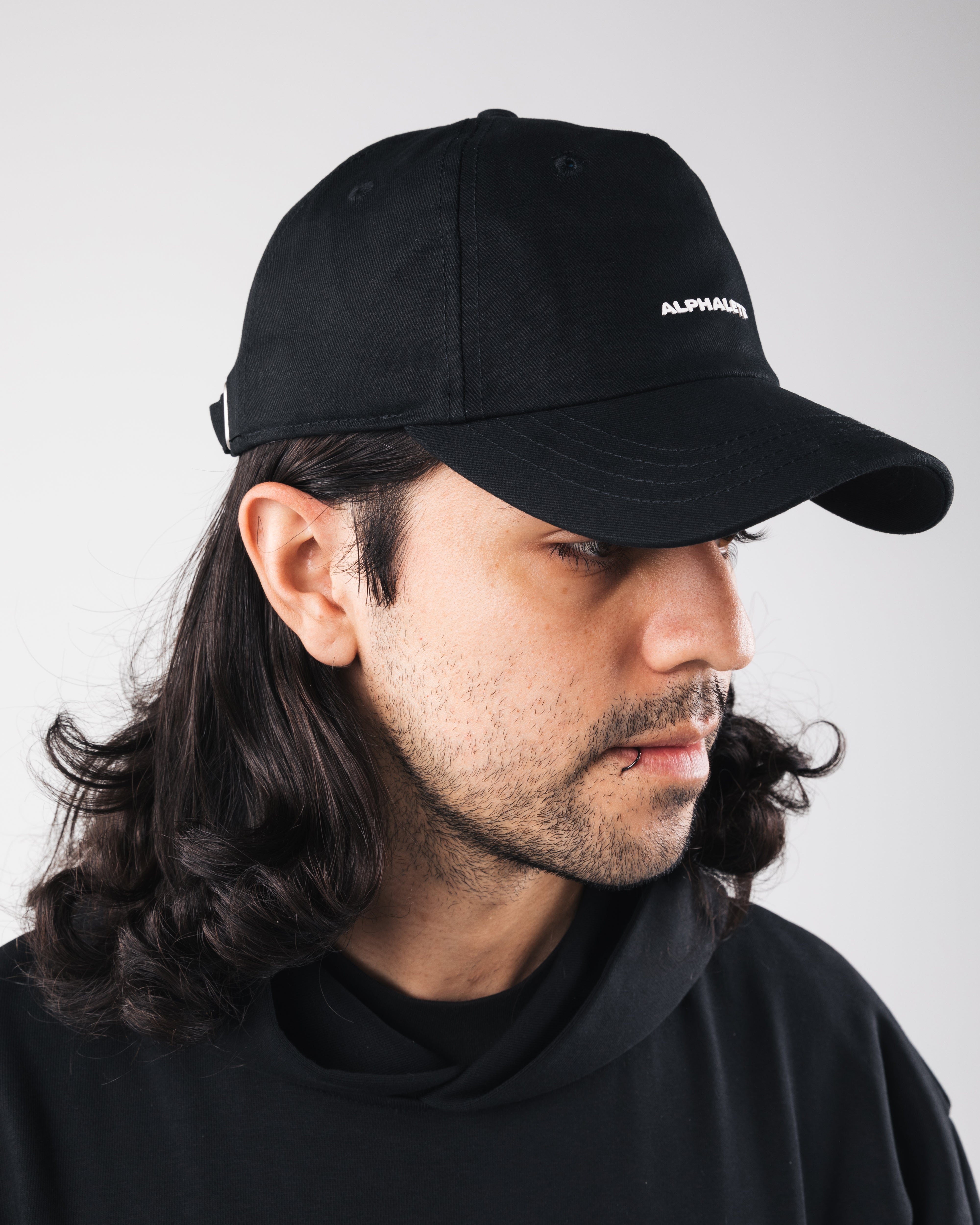 Core Dad Hat - Black Adjustable Baseball Cap for Men & Women - Perfect for Outdoor Activities, Sports, and Casual Wear