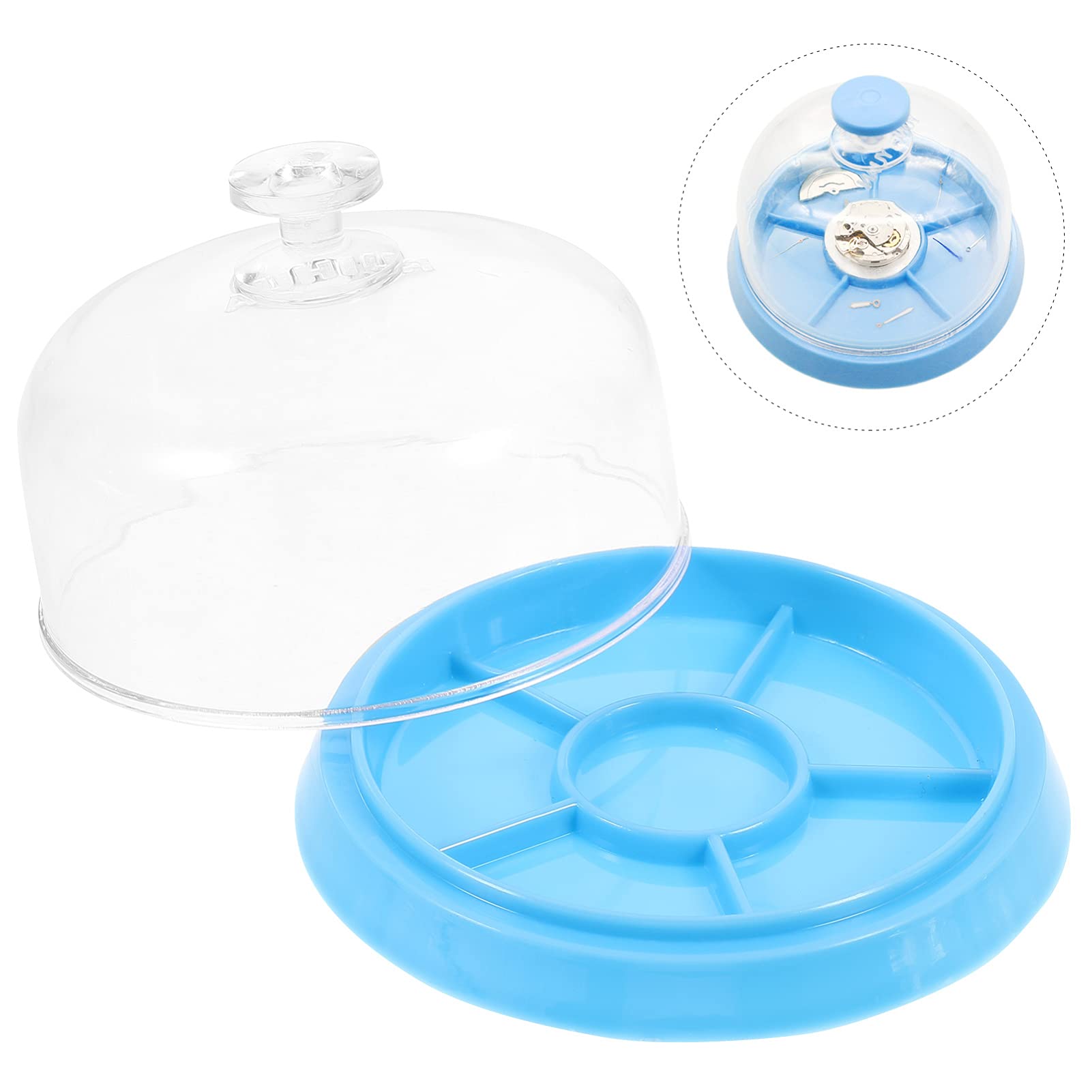 Hemobllo Watch Parts Tray - Durable Storage Container for Watch Tools, Accessories & Movements | Organize Watch Repair Parts | Ideal for Watchmakers & DIY Enthusiasts