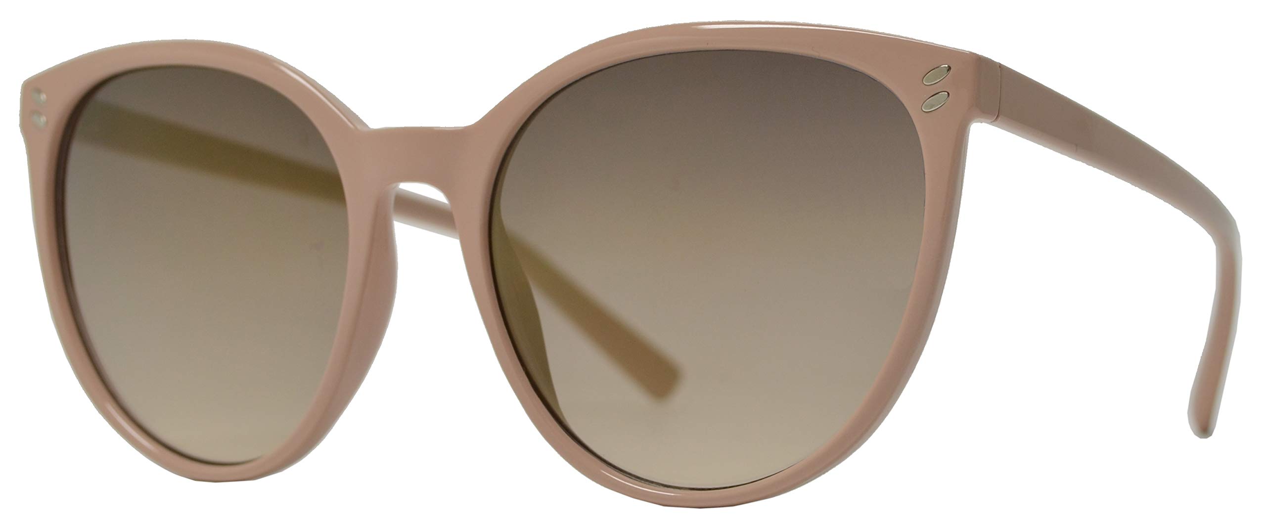 Vintage Oversized Round Cat Eye Sunglasses for Women - UV400 Protection, Polarized, Retro Fashion Sunglasses - Perfect for Beach, Driving & Outdoor Activities