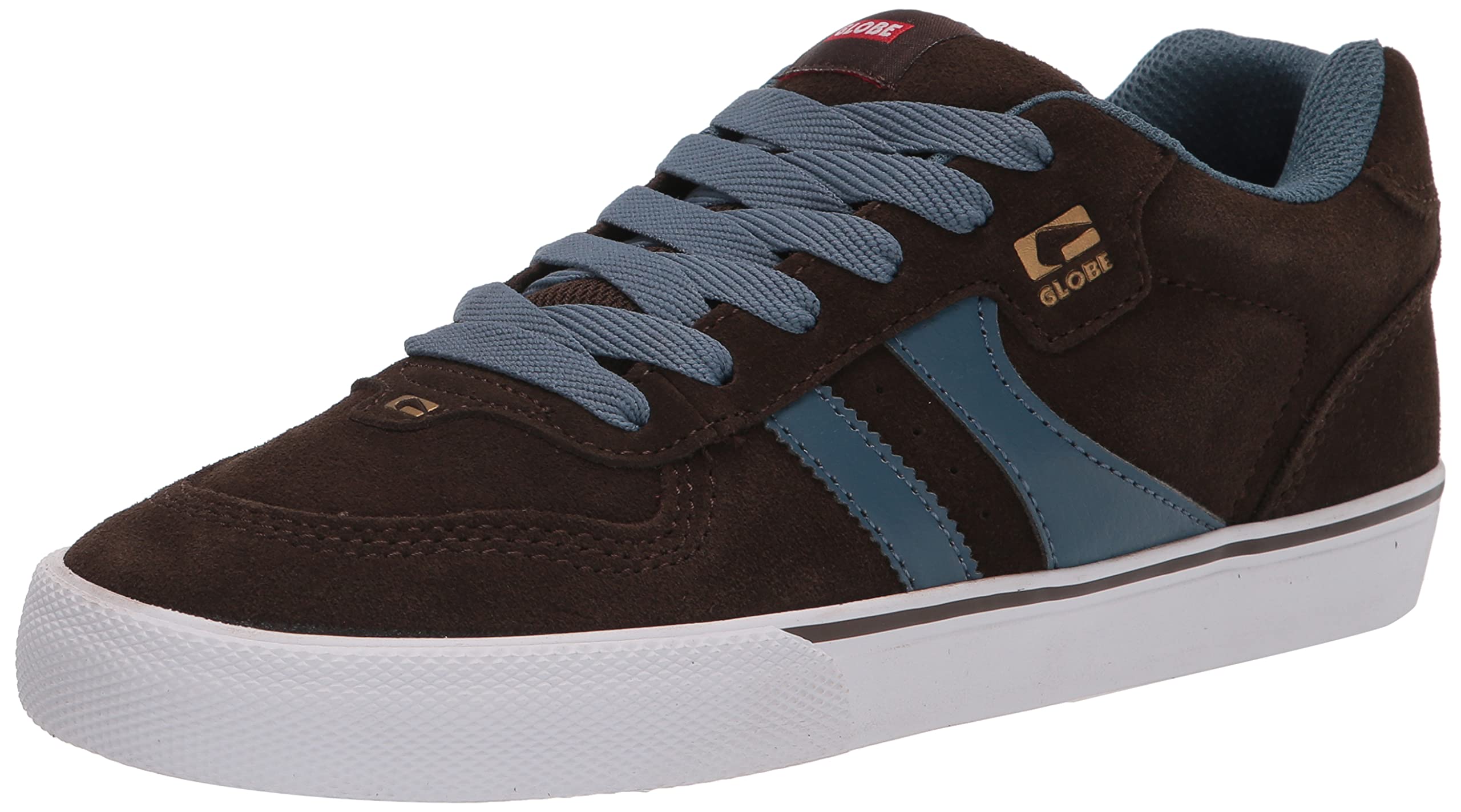 Men's Vintage Blue Chocolate Skate Shoes - Size 7.5 US | Classic Skateboard Sneakers for Street Style & Urban Fashion