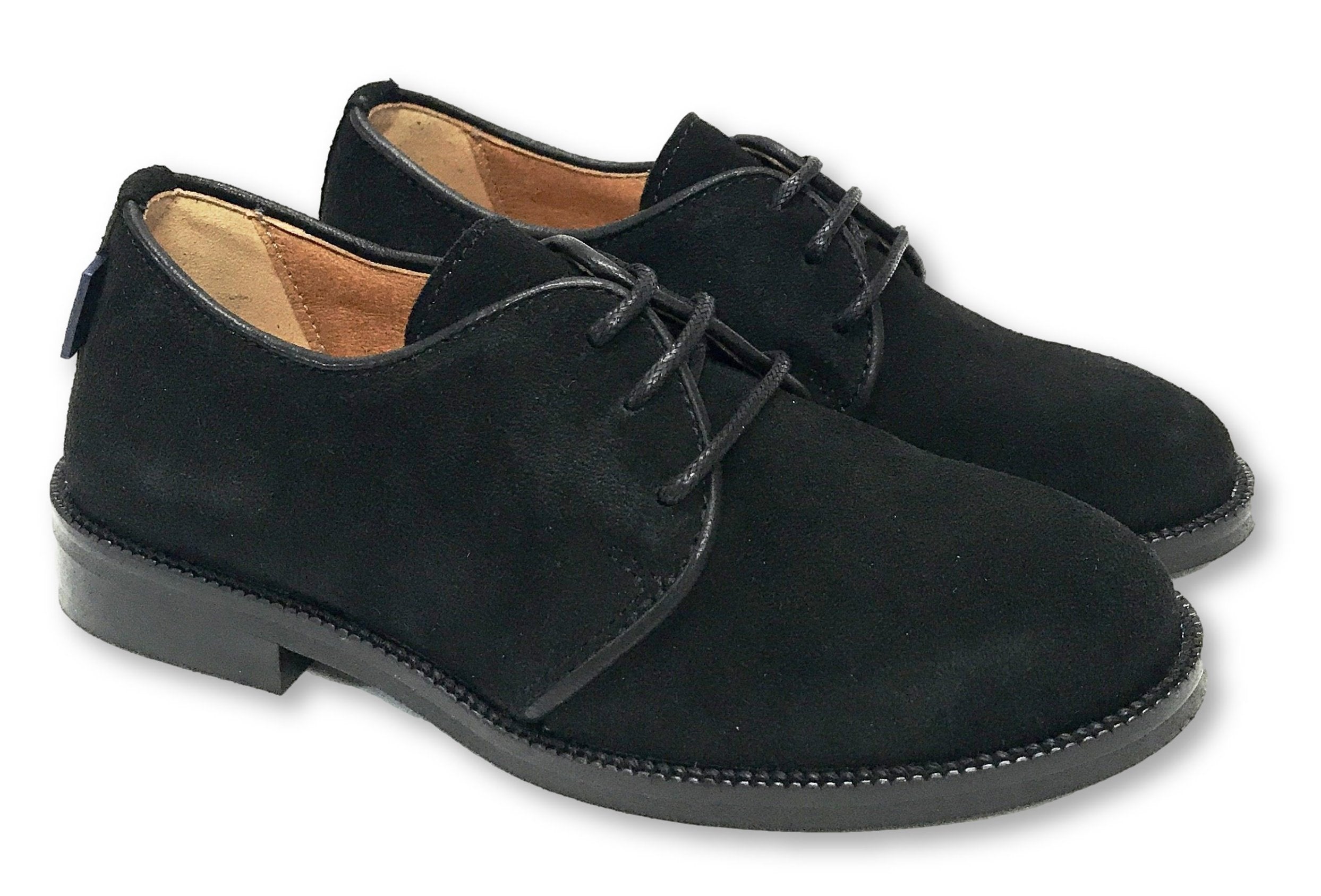 Men's Atlanta Black Suede Oxford Shoes - Classic Moccasin Style for Business Casual & Office Wear